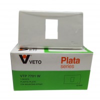 แผงหน้า 1 ช่อง VETO PLATA VTP-7701W 