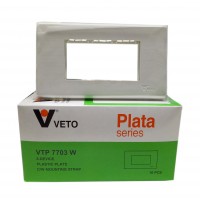 แผงหน้า 3 ช่อง VETO PLATA VTP-7703W 