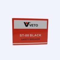 เซฟตี้เบรคเกอร์ VETO ST-88 2P 1E 10A สีดำ 240V